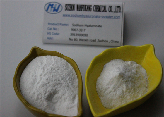 Sódio funcional Hyaluronate do produto comestível baixo - pó alto do branco da absorção do peso molecular