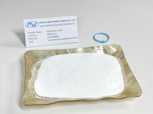 Análise acima de 95% Ácido hialurónico em pó branco de qualidade alimentar Hyaluronato de sódio