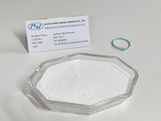 CAS n.o 9067-32-7 Hyaluronato de sódio em pó de qualidade injectável Reparação da pele