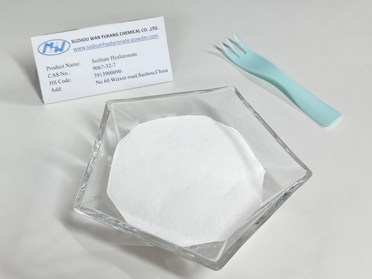 Hyaluronato de sódio em pó de qualidade alimentar altamente testado Ácido hialurónico hidratante