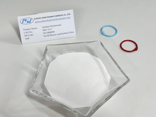 Análise acima de 95% Pó de Hyaluronato de Sódio de Grau Injeccional para beleza da pele