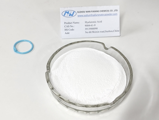 Ácido hialurónico em pó de peso molecular médio e hidrolinizado de qualidade alimentar