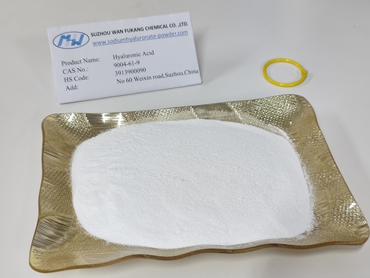 Hidratante da pele Ácido hialurónico em pó de alta pureza Fermentação microbiana Fonte CAS n.o 9004-61-9