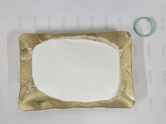 Ácido hialurónico hidrolizado de alta pureza, de qualidade alimentar, em pó fino branco