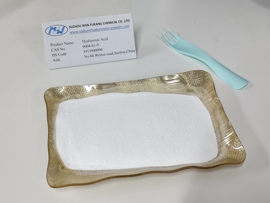 Peso molecular médio Ácido hialurónico em pó de qualidade alimentar Boa estabilidade