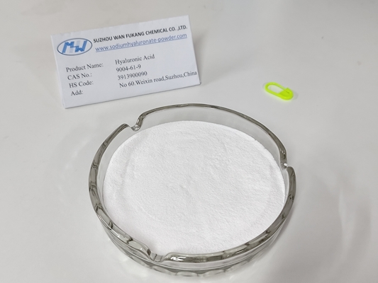 Ácido hialurónico em pó de alta pureza, de qualidade cosmética, para produtos de cuidados da pele