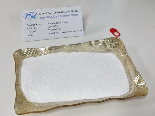 CAS n.o 9067-32-7 Hyaluronato de sódio branco de alta pureza para os olhos
