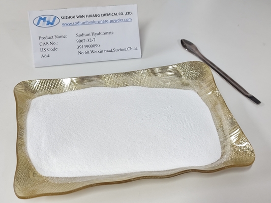 Hyaluronato de sódio em pó fino branco ≥ 93% para aliviar a secura da pele