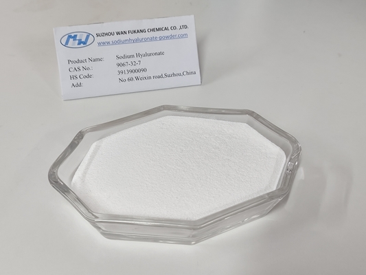 CAS n.o 9067-32-7 Hyaluronato de sódio em pó de qualidade alimentar Análise ≥ 93%