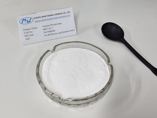 Hyaluronato de sódio hidratante em pó branco de alta concentração para os olhos CAS 9067 32 7