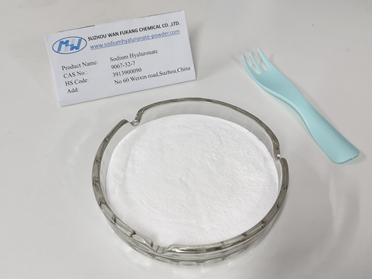Análise de fermentação microbiana ≥ 93% Hyaluronato de sódio em pó para alimentos seguros e estáveis