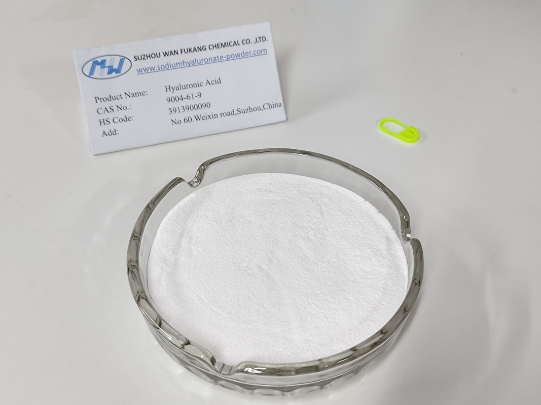 Ácido hialurónico em pó de alta pureza, de qualidade cosmética, para produtos de cuidados da pele