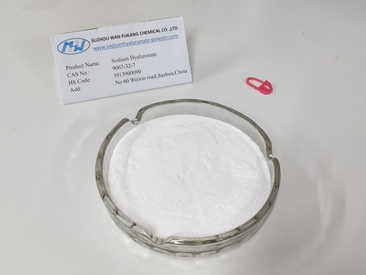 Análise ≥ 93% Hyaluronato de sódio de qualidade alimentar em pó branco hidratante